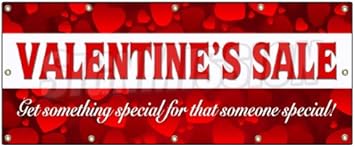 Amazon Com 48 X120 Valentine S Day Sale Banner Sign Sale