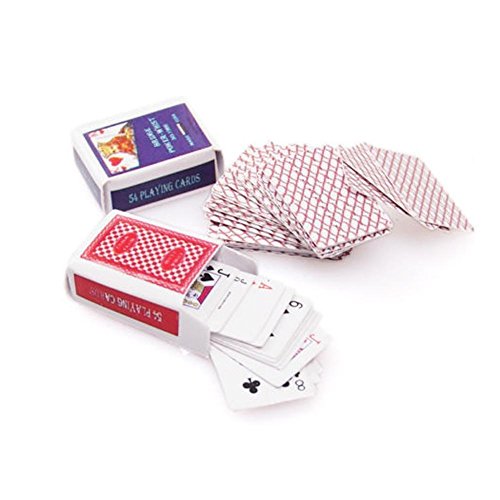 C-Pioneer 1:12 54pcs Playing Cards For Doll Soldier Mini Porker Dollhouse Miniature Accessory - Thumbnail 6