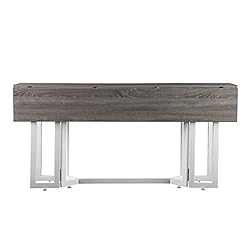 SEI Furniture Driness Drop Leaf Console to Dining