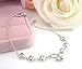 LUNIWEI Heart Cherries Women Ankle Bracelet Barefoot Sandal Beach Foot.