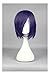 COSPLAZA Short Dark Purple Kirishima Role Play Anime Cosplay Wig Costume Accessory