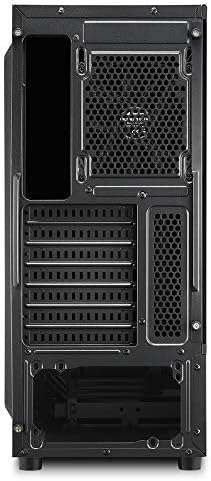 RGB Slider, Caja de Ordenador, PC Gaming, Semitorre ATX, Negro