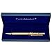 TwinkleArt 24K Gold Foil Ballpoint Pen Floating Golden Flakes with Gift Box (Champagne)