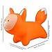 Babe Fairy Bouncy Horse Hopper with Pump-Jumping Anima Toys for Toddlersl-Bouncy Animals Toys(Orange Fox)