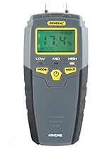 General Tools MMD4E Moisture Meter, Pin Type, Digital LCD