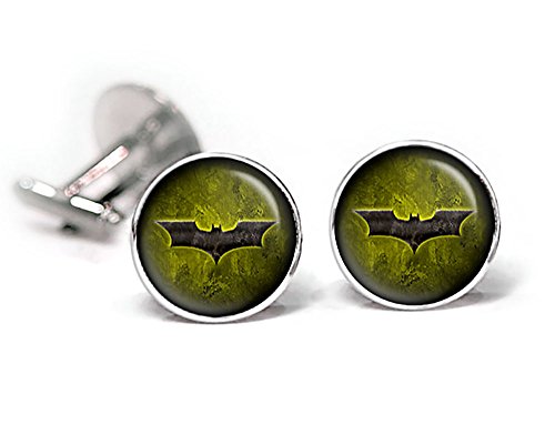 Batman Cufflinks, Batman Jewelry, Batman Cuff Links Link, Justice League Wedding Party Gift, Avengers Groomsmen Gifts
