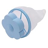 Flower-type Washing Machine Floating Lint Mesh Bag Hair Filter Net Pouch,Blue