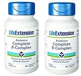 Life Extension Bioactive Complete B-complex, 60 Count X 2
