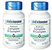 Life Extension Bioactive Complete B-complex, 60 Count X 2