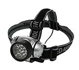 Designers Edge L1240 Battery Operated 21-LED Lycra Headband Light, Black
