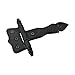 Renovators Supply Manufacturing Black T Strap Hinge 5 Inch Long Wrought Iron Decorative Colonial Hinge Rust Resistant Powder Coated Cabinet Or Door Flush Mount Strap Hinges With Screws