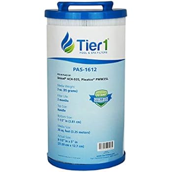 Tier1 Replacement for 35 Waterway 817-4035, Teleweir 35 SF, Pleatco PWW35L, Unicel 4CH-935 Filter Cartridge