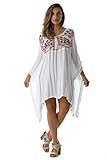 Riviera Sun 21647-WHITE-3X Dress/Dresses For Women