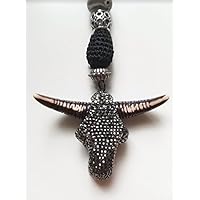 Car Charm, Truck, Window, Rear View Mirror Hanger, sun catcher - Texas Steer