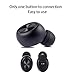 Single Bluetooth Headsets,Mini Bluetooth Earbuds Invisible Bluetooth Headphones with Built-in Mic,Sports Noise Cancelling in-Ear Earphone Car Headset Fit for iPhone Samsung and Other Android Phones