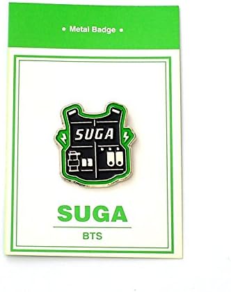 kpop metal badge logo BTS SUGA