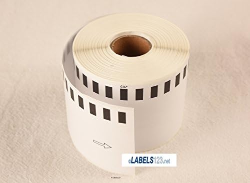 Address Labels 100 Rolls Brother-compatible Dk-2205 22205 Multipurpose Continuous Paper Labeling