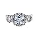 Lavencious Princess Cut CZ Rings Wedding Party Statement Cocktails Gold Plated Size 5-10