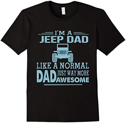 Mens I'm a jeep dad t-shirt father's day gifts  XL Black