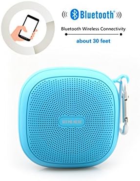 See Me Here Ultra-Portable Wireless Bluetooth Speaker,Powerful Sound build in Microphone, Works for Iphone, Ipad 4/3/2, Itouch, Samsung and all other Smart Phones and Mp3 Players Blue