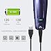 Portable Outliner Bald Head Clipper Bear Trimmer with T-Blade, Cordless Hair Beard Mustache Body Grooming Kit USB Rechargeable for Contouring, Shaving, Sculpting, and Trimming