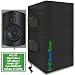 2 (Two) Mid Size Outdoor Speaker Covers - Protection & Storage Bags fit Klipsch Kho-7, Polk Atrium 5, Herdio 5.25" & Pyle 5.25 Bluetooth Speakers - (MAX Size: Height 10.4" X Width 6.7" X Depth 8.3")