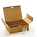 Hosley Set of 12 Crystal Clear Glass Tea Light Holder. Ideal for Weddings, Spa, Aromatherapy, Tealights, Candle Gardens O2