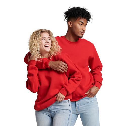 Dri-Power® Fleece Crew - True Red - Small