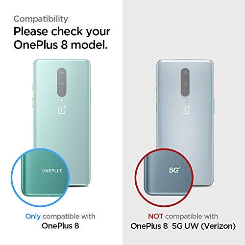 Spigen Ultra Hybrid Back Cover Case Designed for Oneplus 8 - Black