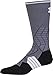 Under Armour Adult Football Crew Socks, 1-Pair, Graphite/Black, Medium