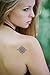 Temporary Tattoo Yoga Set - Small Arrows, Mandalas, Lotus, Hamsa, Compass, Ganesh Realistic Body Art - Made in the USA