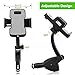 Bestfy 3-in-1 Car Mount Phone Holder with Dual USB Car Charger/Flexible Gooseneck for iPhone, Samsung and More Smart Phones