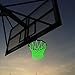GUGELIVES Glow in The Dark Outdoor Basketball Net Portable Sun Powered Sports Nylon Basketball Hoop Net, Standard Regulation Size fits Standard Indoor or Outdoor(White and Yellow) (Yellow)