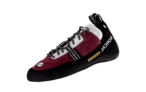 Boreal Climbing Shoes Womens Luna Split 2.5 Black White Maroon 10501