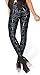 QZUnique Leggings for Women, Halloween Full-Length Printed Legging Footless Elastic Yoga Pants, Regular and Plus Size