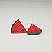 Watermelon Earrings, Hypoallergenic Plastic Post Studs for Metal Sensitive Ears