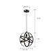 YOBO Lighting Industrial ORB Sphere Metal Globe Chandelier Pendant Light
