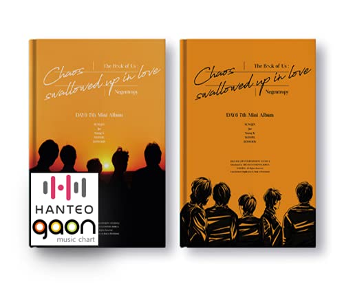 DAY6 - The Book of Us : Negentropy - Chaos Swallowed Up In Love [Random ver] (7th Mini Album) [Pre Order] CD+Photobook+Folded Poster+Others with Tracking, Extra Decorative Stickers, Photocards
