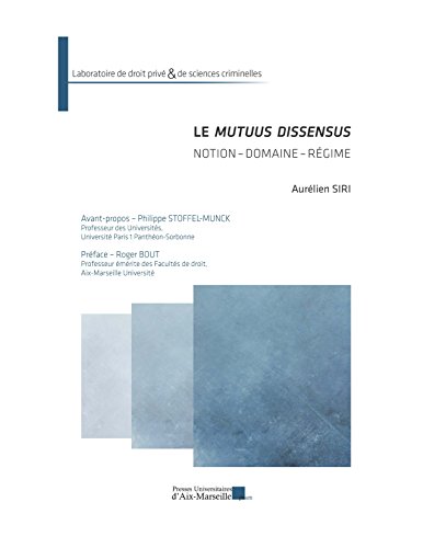 Le  mutuus dissensus