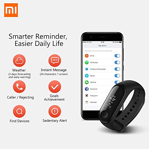IDS Home Xiaomi Mi Band 3 Smart Bracelet Fitness Tracker 0.78 OLED Display Heart Rate Monitor Pedometer for iPhone/Android Phones