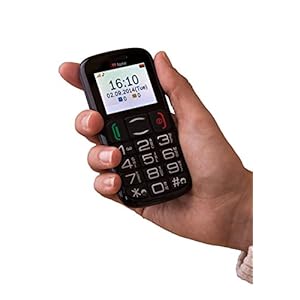 TTfone Mercury 2 (TT200) Pay As You Go – Prepay – Payg – Big Button Basic Senior Mobile Phone – Simple – with Dock (EE…
