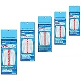 All-in-1 Hearing Aid Cleaning Kit - Gentle and Effective Hearing Aid Cleaning Brush Thread, 5 Packs of 20 Ready-to-Use Strands - Fine Instrument Cleaners by NanoClean