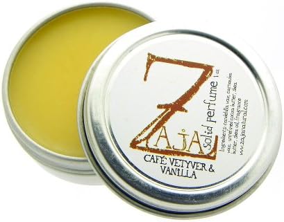 Cafe Vetyver and Vanilla Solid Perfume by ZAJA Natural - 1 oz
