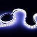 SUPERNIGHT DC12V 5M 16.4Ft Cool White 5050SMD 300LED Waterproof Flexible LED Light Strip Lamp White Tape Version