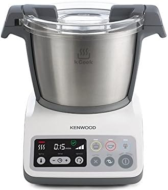 Kenwood Ccc200wh Type Ccc20 Kcook Robot Cuiseur Metal Blanc Gris