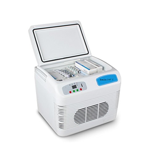 Click Here to See More Images Portable Refrigerator 12L Mini Fridge Cooler Freezer Drug Insulin Vaccine Refrigerator Warmer TG Car Home Travel Camping Picnic,Normaledition