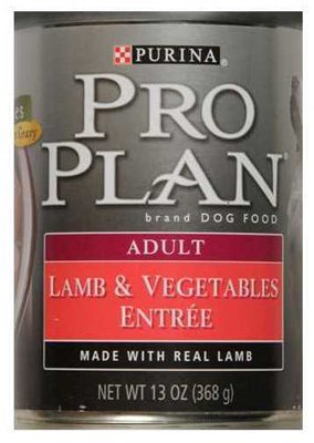 DOG FOOD, LAMB & VEGETABLE, 13-OZ.