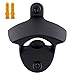 BSTEAN Wall Mount Bottle Opener with Free Color Matching Mounting Screws (Black)