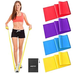 Resistance-Bands-Set-AKBYTCY-Skin-Friendly-Fitness-Exercise-Bands-with-Different-Resistance-Levels-for-Women-Men-Ideal-for-Gym-Home-Workout-Yoga-Pilates-Strength-Training-Legs-59in-Long Resistance Bands Set, AKBYTCY Skin-Friendly Fitness Exercise Bands with Different Resistance Levels for Women & Men…