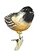 Old World Christmas Cheery Chickadee Glass Blown Ornament for Christmas Tree, Handcrafted Holiday Decoration, Bird Watcher Clip Collection